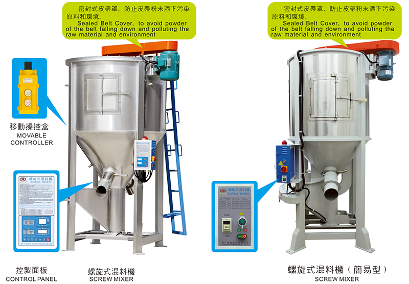 螺旋式混料(干燥)機(jī)